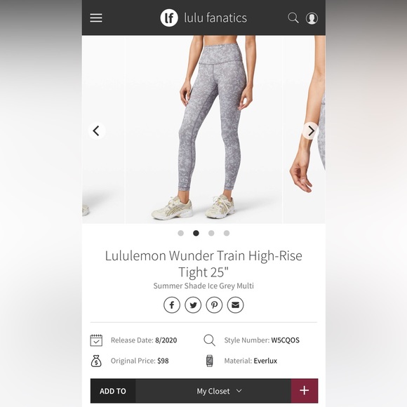 LULULEMON Wunder Under Leggings NWOT. - Picture 2 of 8